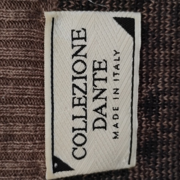 Collezione Dante | Vintage Brown, Burgundy + Navy Sweater | M - Picture 4 of 5